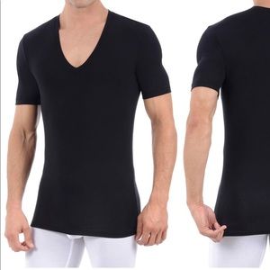 Tommy John second skin deep V neck black XL